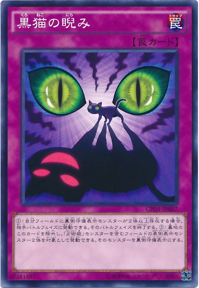 画像1: 【ノーマル】黒猫の睨み (1)